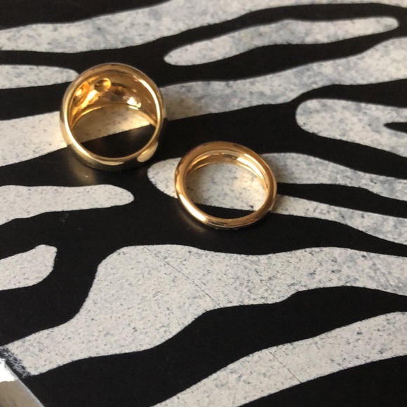 Gold Sculptural Rings(2) - Picture 3 of 15